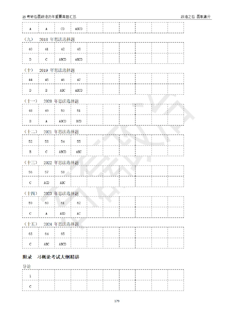 25考研石磊政治历年重要真题汇总（包含时政）_2026考公资料_（49）政治理论合集_政治理论合集_2025考研政治_16.石磊_06.冲刺课程_电子资料下载