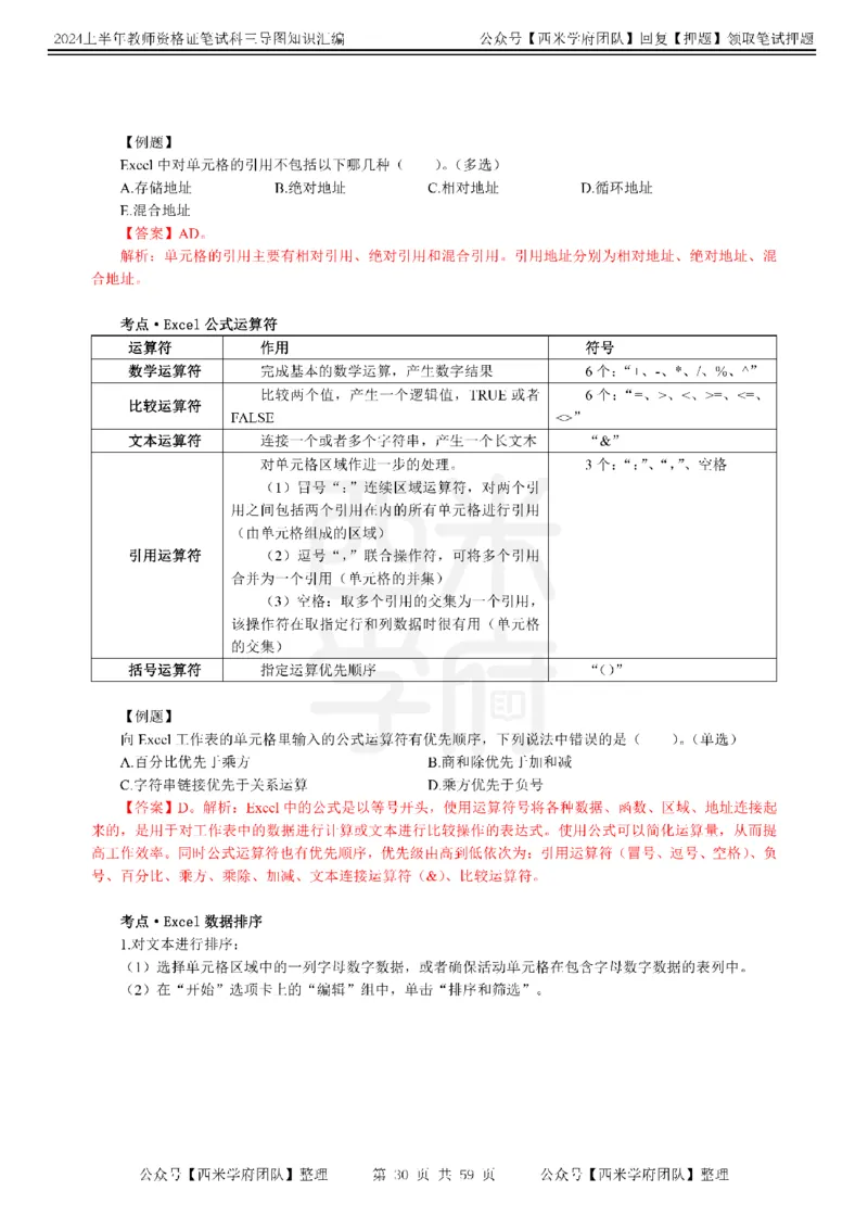 初中信息-知识导图汇编_4-教培资料-26年最新资料-同步更新_初中高中教资_03科三专项（进去保存报考的学科即可）_01科目三FB网课、三色速记手册、知识点导图等推荐_初中