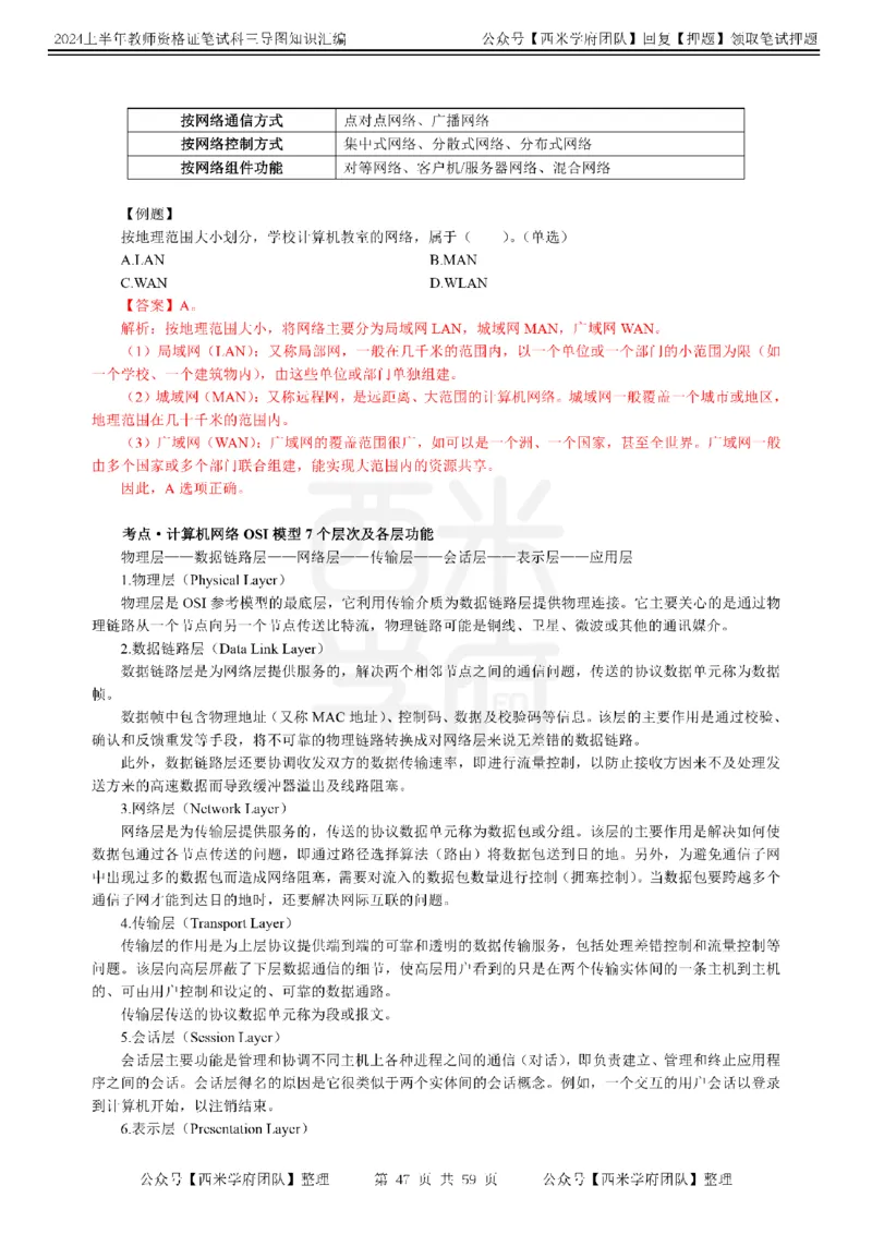初中信息-知识导图汇编_4-教培资料-26年最新资料-同步更新_初中高中教资_03科三专项（进去保存报考的学科即可）_01科目三FB网课、三色速记手册、知识点导图等推荐_初中