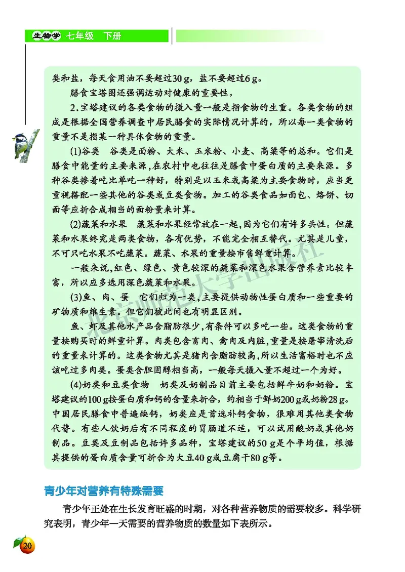 北师大7年级生物下册高清教材_4-教培资料-26年最新资料-同步更新_初中高中教资_03科三专项（进去保存报考的学科即可）_02科三专项（笔记真题思维导图教学设计版本二）