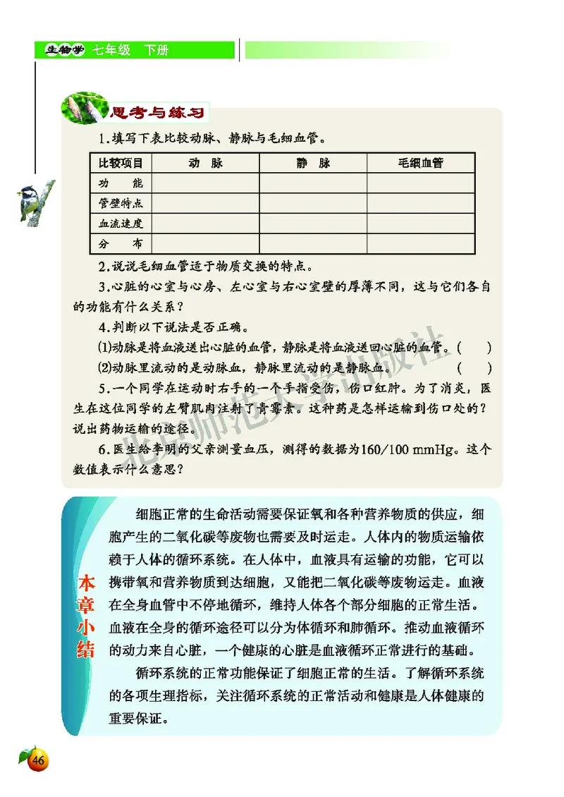 北师大7年级生物下册高清教材_4-教培资料-26年最新资料-同步更新_初中高中教资_03科三专项（进去保存报考的学科即可）_02科三专项（笔记真题思维导图教学设计版本二）