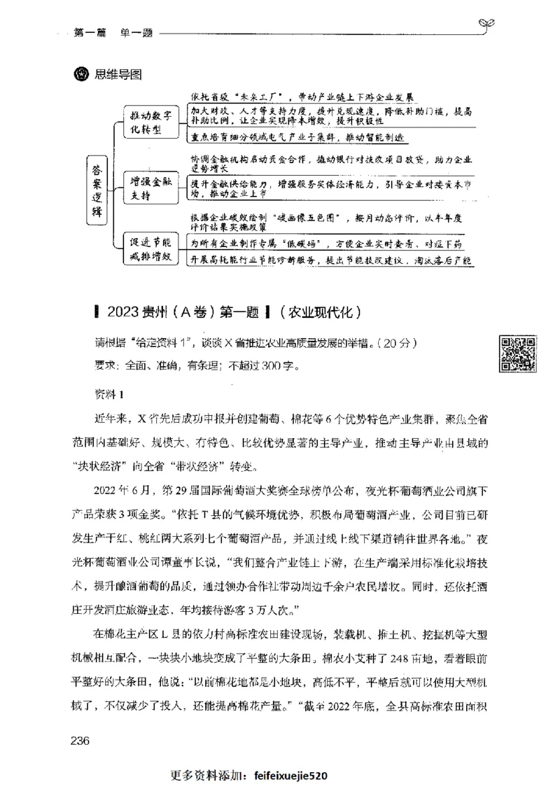 决战申论100题（上册）2023年7月_26吉林考备考资料包_11省考刷题包_05决战申论100题_决战申论100题2023年7月版次