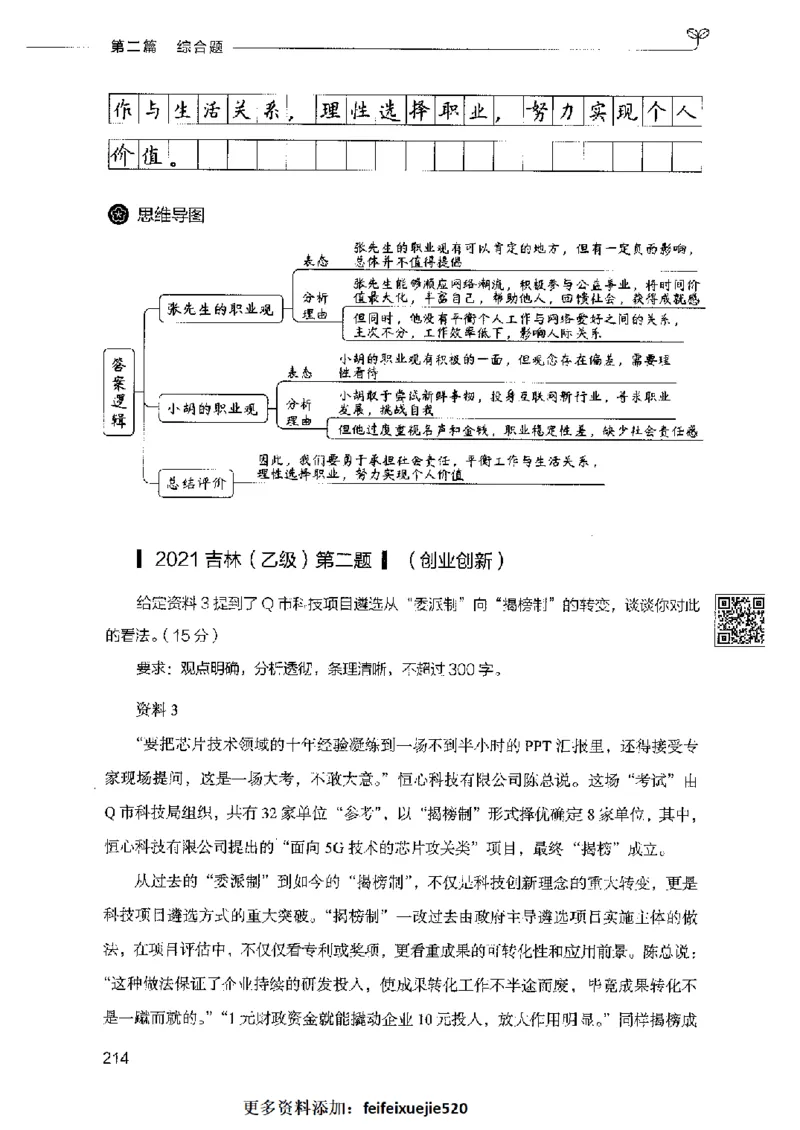 决战申论100题（中册）2023年7月_26吉林考备考资料包_11省考刷题包_05决战申论100题_决战申论100题2023年7月版次