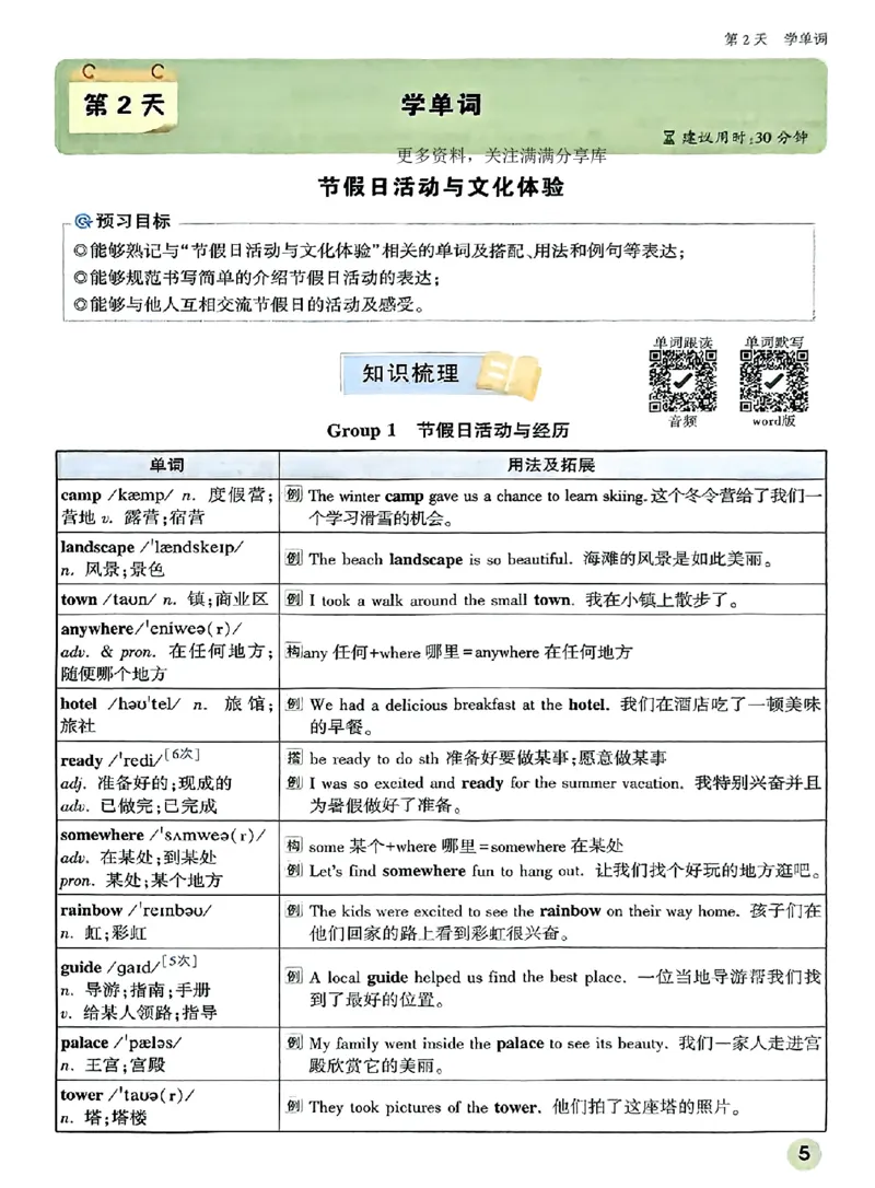 初二预习英语_2026万唯系列预习复习_2026版初中《万唯预习课》8年级上册（语文、英语、物理）（人教）_2026版初中《万唯预习课》8年级上册（英语）