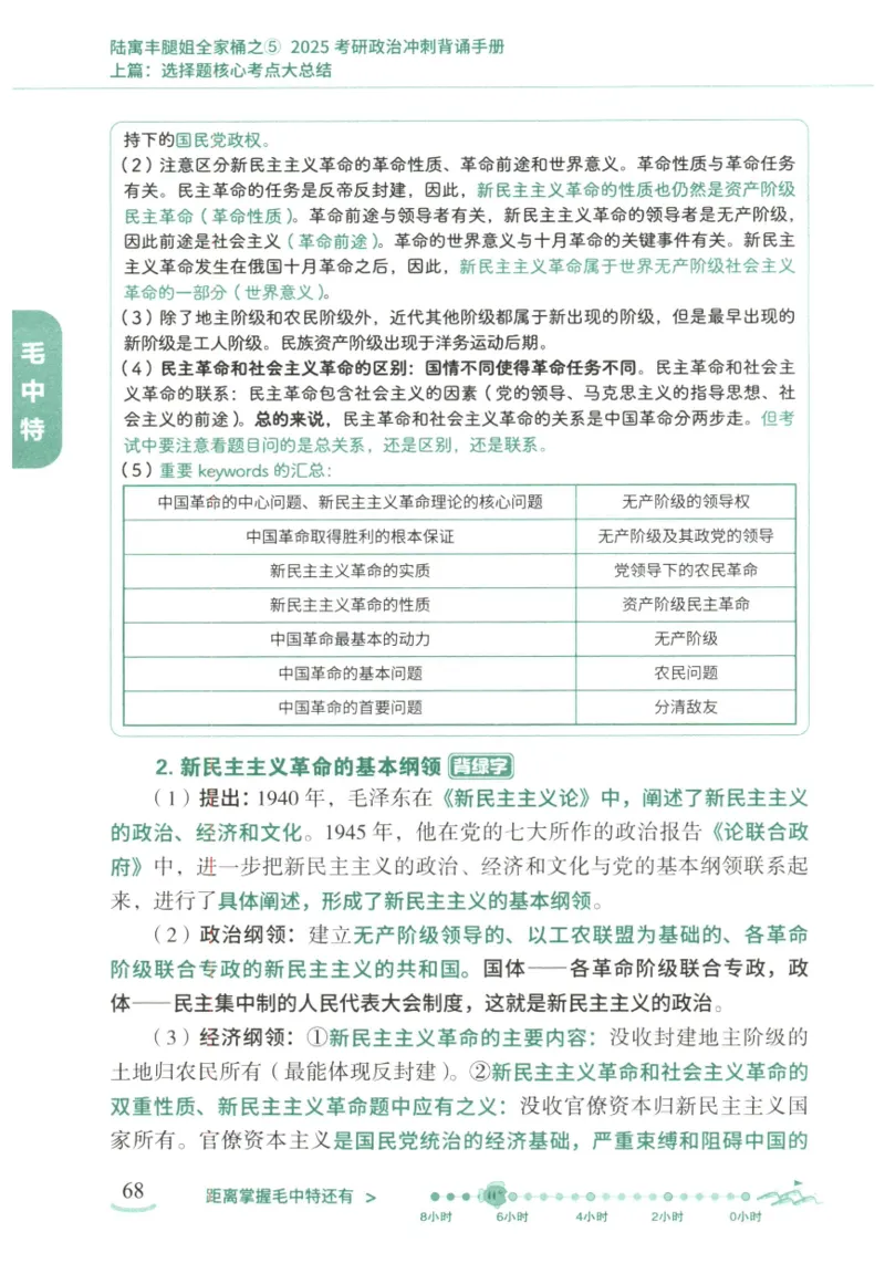 腿姐《冲刺背诵手册》_2026考公资料_（49）政治理论合集_政治理论合集_2025考研政治pdf（笔记）_腿姐_25腿姐《冲刺背诵手册》