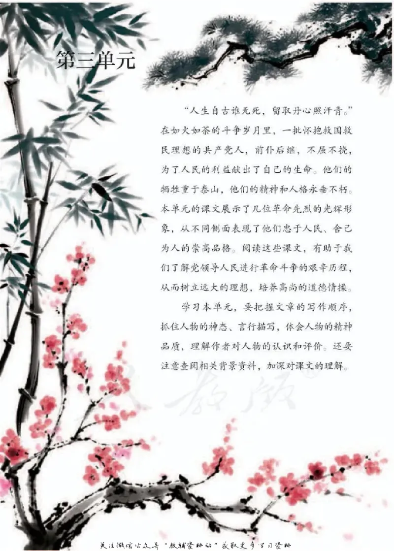 六年级下册语文五四制电子课本_4-教培资料-26年最新资料-同步更新_初中高中教资_03科三专项（进去保存报考的学科即可）_02科三专项（笔记真题思维导图教学设计版本二）