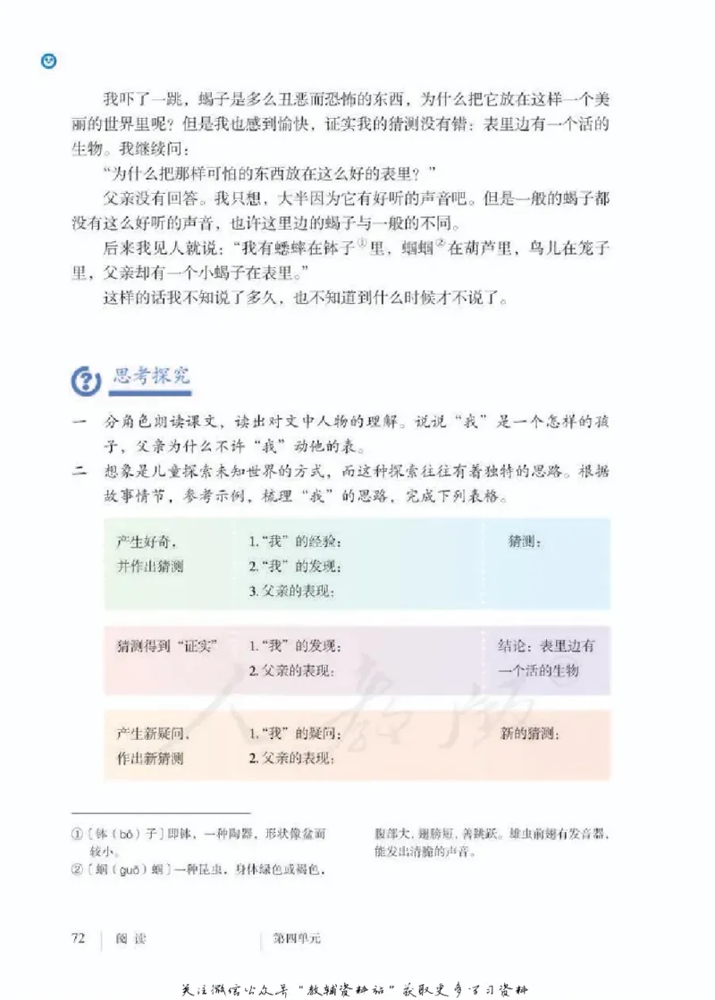 六年级下册语文五四制电子课本_4-教培资料-26年最新资料-同步更新_初中高中教资_03科三专项（进去保存报考的学科即可）_02科三专项（笔记真题思维导图教学设计版本二）