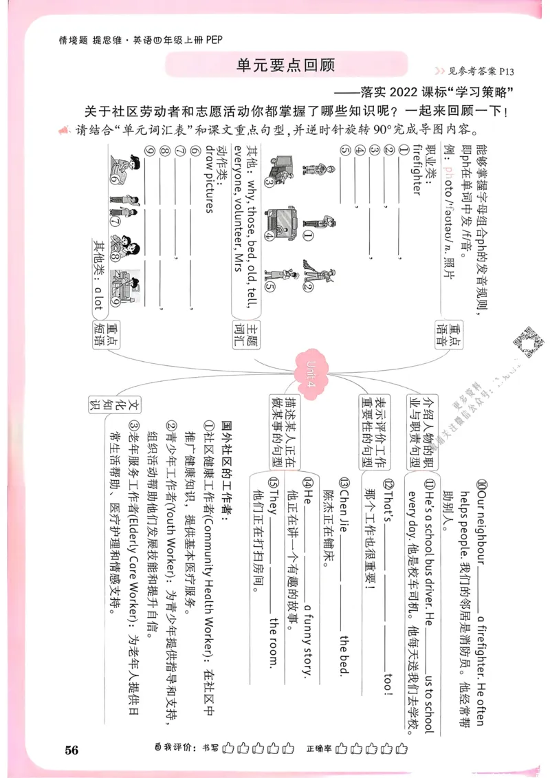 英语4年级上册_2026万唯系列预习复习_2026版小学《万唯小白鸥情景题》3-6年级上册（数学、英语）（人教）_2026小白鸥人教英语思维情景题3-6上_2026小白鸥人教英语思维情景题4上
