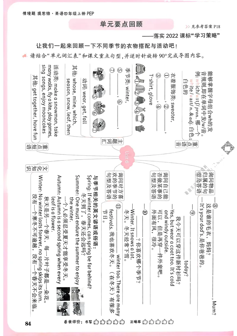 英语4年级上册_2026万唯系列预习复习_2026版小学《万唯小白鸥情景题》3-6年级上册（数学、英语）（人教）_2026小白鸥人教英语思维情景题3-6上_2026小白鸥人教英语思维情景题4上