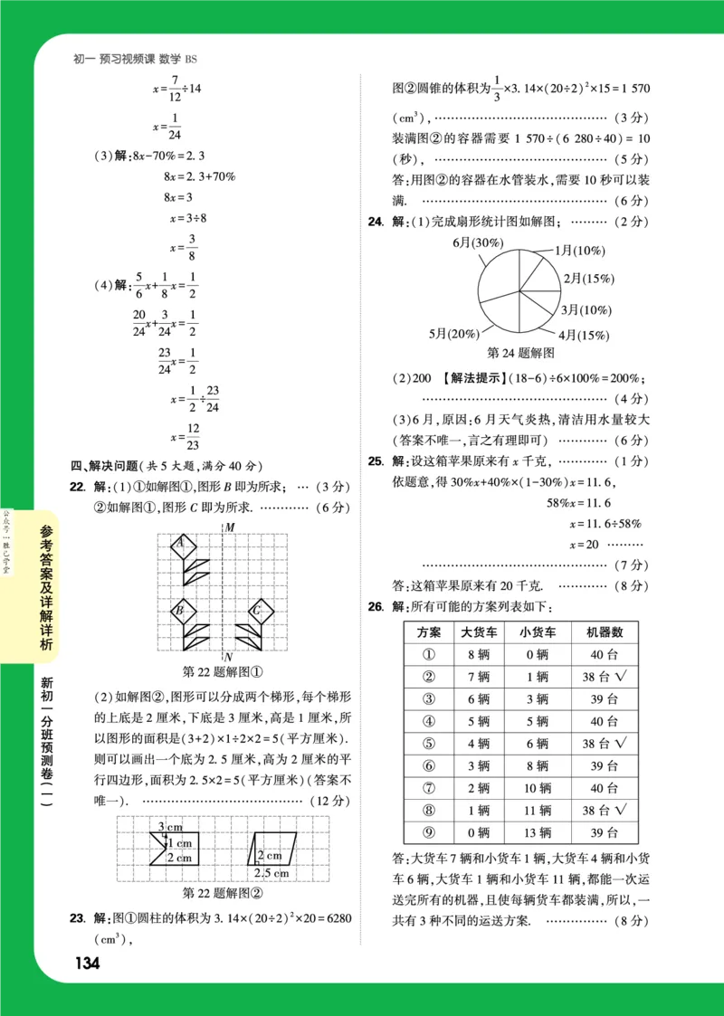夹卷答案_2026万唯系列预习复习_2025版《万唯初中预习视频课》789年级上册多版本_2025版万唯新初一预习视频课数学北师版_万唯初一预习视频课数学北师版测试卷