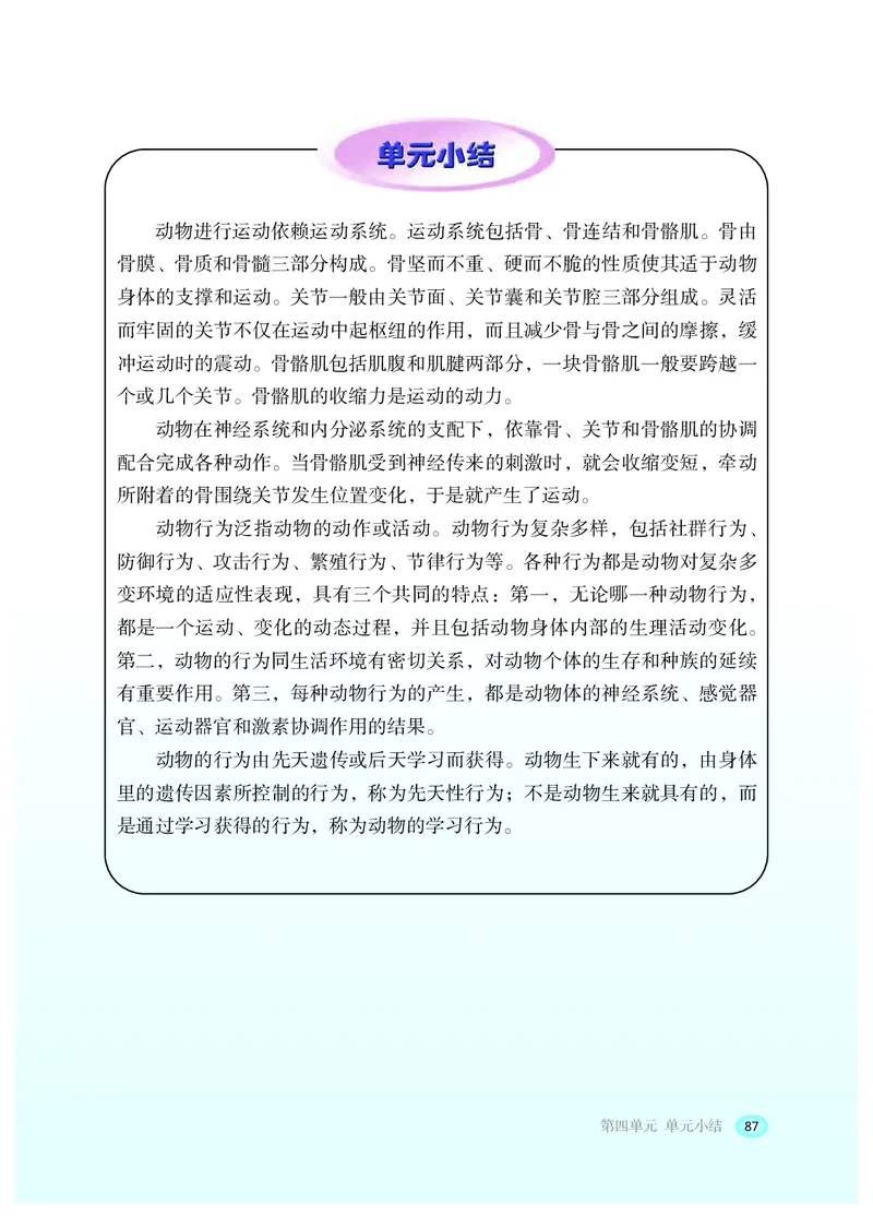 冀少版8年级生物上册高清教材_4-教培资料-26年最新资料-同步更新_初中高中教资_03科三专项（进去保存报考的学科即可）_02科三专项（笔记真题思维导图教学设计版本二）
