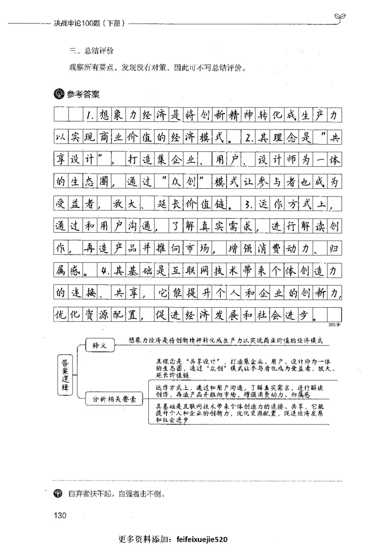 决战申论100题（下册）_26吉林考备考资料包_11省考刷题包_05决战申论100题_决战申论100题2021年8月版次