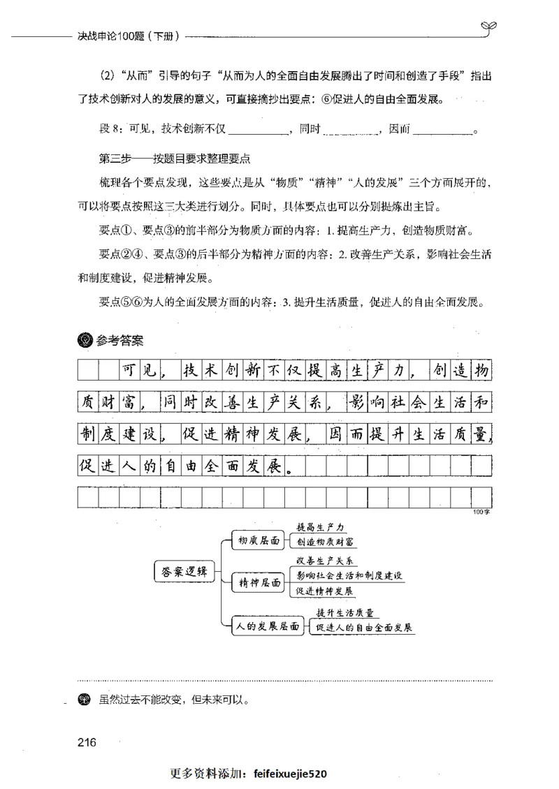 决战申论100题（下册）_26吉林考备考资料包_11省考刷题包_05决战申论100题_决战申论100题2021年8月版次