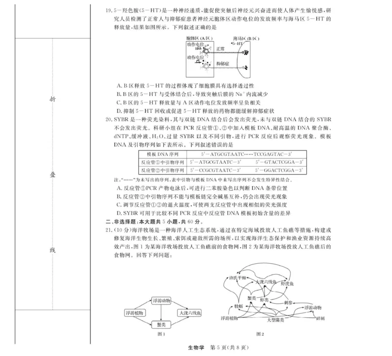 浙江省强基联盟2025-2026学年高三上学期12月联考生物试题_2025年12月_251204浙江省强基联盟2025年12月高三联考（全科）_浙江省强基联盟2025-2026学年高三上学期12月联考生物试题（含答案）