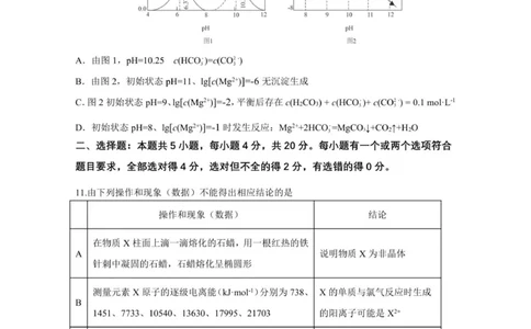 山东省师大附中2025-2026学年高三上学期期中考试化学试题_2025年12月_251201山东省济南市山东师范大学附属中学2025-2026学年高三上学期11月期中（全科）