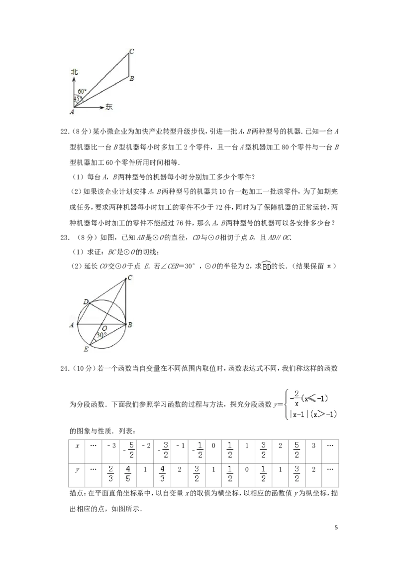 湖南省郴州市2019年中考数学真题试题（含解析）_中考真题_2.数学中考真题2015-2024年_2019年全国中考数学206份