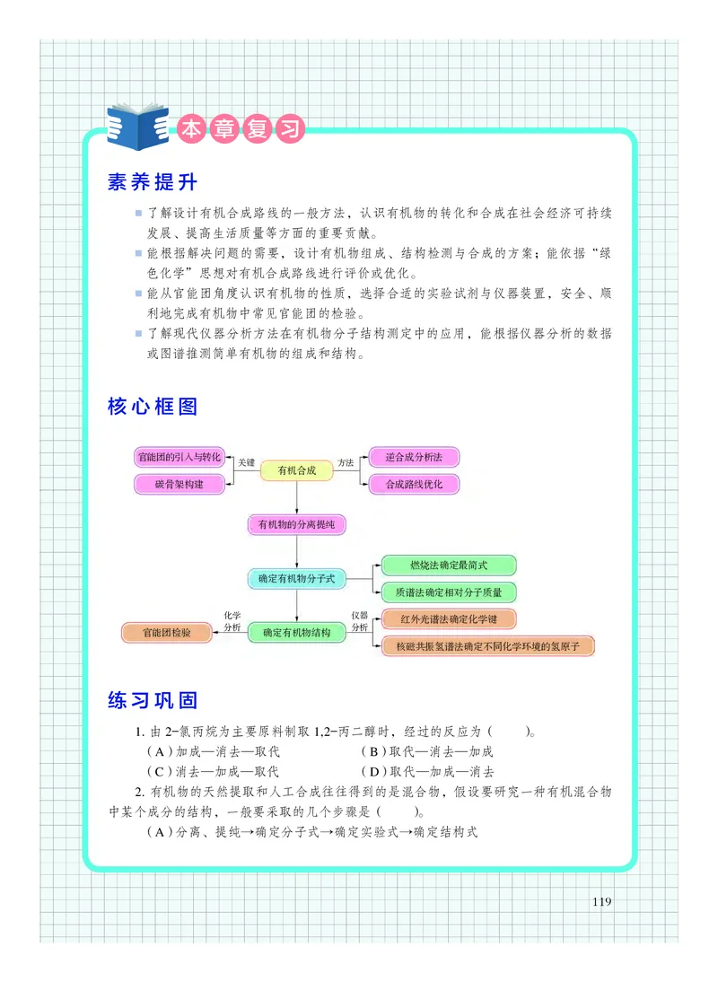 沪科技化学选修第三册高清教材_4-教培资料-26年最新资料-同步更新_初中高中教资_03科三专项（进去保存报考的学科即可）_02科三专项（笔记真题思维导图教学设计版本二）
