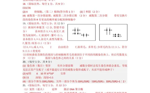 生物答案定稿(1)_251103山西省太原市山西大学附属中学校2025-2026学年高三上学期10月模块诊断（总第五次）
