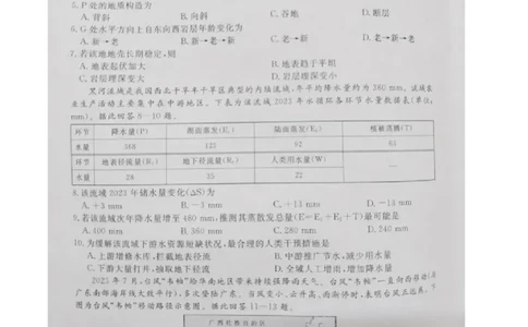 江西省赣州市十八县（市、区）二十四校联考2026届高三上学期期中考试地理试卷（图片版，含解析）