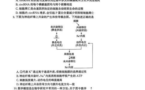 河北省沧衡名校联盟2025-2026学年高三上学期11月期中考试生物试题（含答案）_251118河北省沧衡名校联盟2025-2026学年高三上学期期中质量检测（全科）