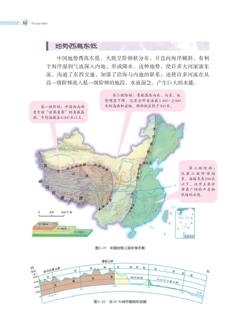 湘教版8年级地理上册高清教材_4-教培资料-26年最新资料-同步更新_初中高中教资_03科三专项（进去保存报考的学科即可）_02科三专项（笔记真题思维导图教学设计版本二）