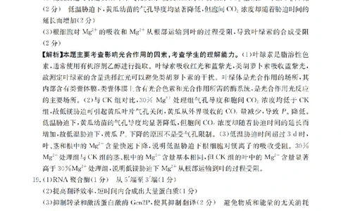 南阳市南阳地区2026届高三上学期期中摸底考试卷（26-98C）生物答案_251122金太阳&middot;河南省南阳市南阳地区2026届高三上学期期中摸底考试卷（26-98C）（全科）