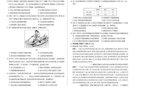 历史焦作高二(下)期末_2025年7月_250715天一大联考&middot;河南省焦作市普通高中2024-2025学年高二年级期末考试（全科）