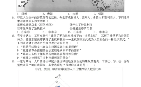 历史试题｜2506新力量联盟期末联考_2025年6月_250626浙江省温州市新力量2024-2025学年高二下学期6月期末（全科）_浙江省温州市新力量联盟2024-2025学年高二下学期6月期末历史