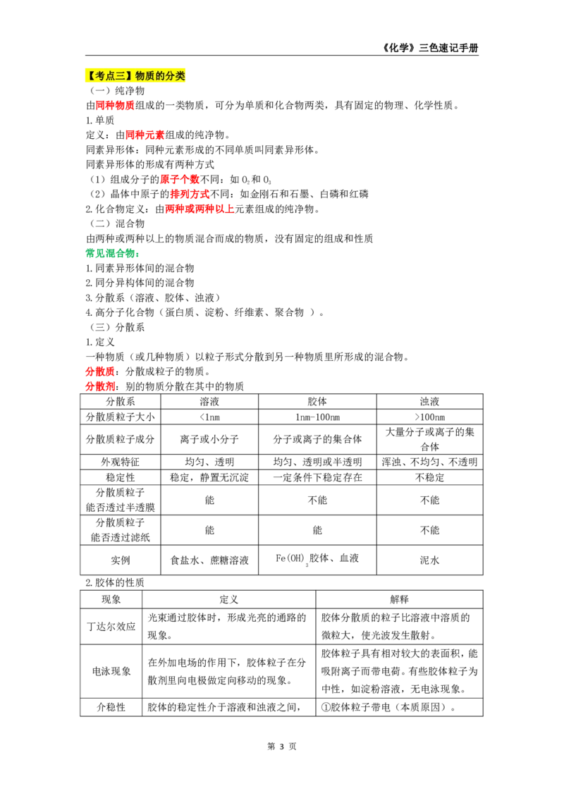 教师资格《（高中）化学》三色速记手册_4-教培资料-26年最新资料-同步更新_初中高中教资_03科三专项（进去保存报考的学科即可）_03科三初高中三色笔记（无水印版）_高中