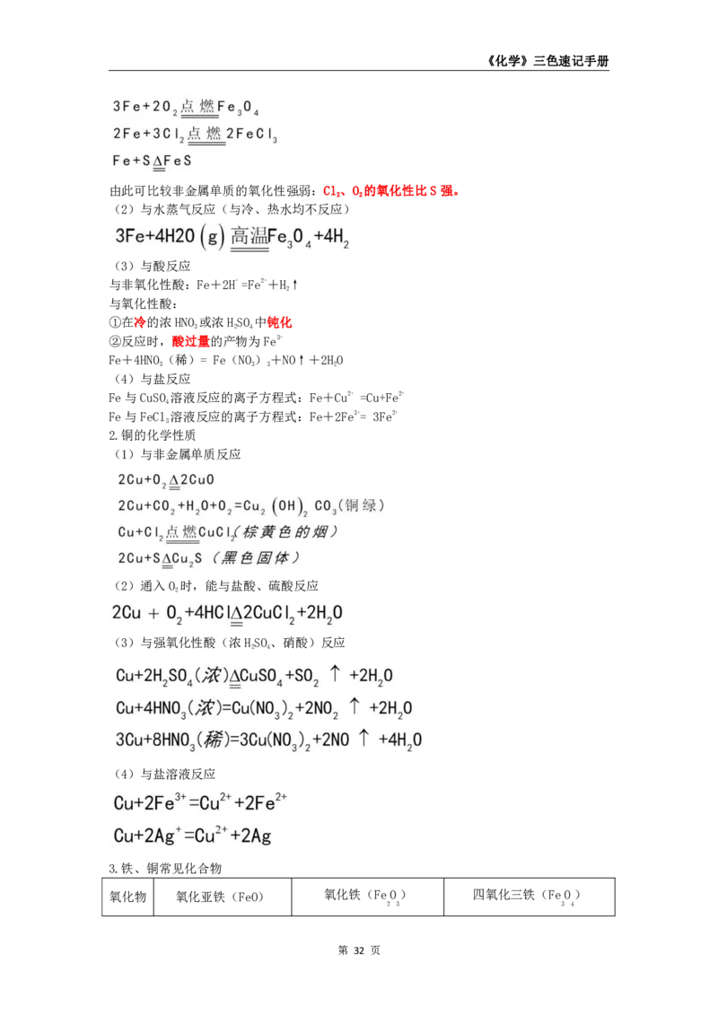 教师资格《（高中）化学》三色速记手册_4-教培资料-26年最新资料-同步更新_初中高中教资_03科三专项（进去保存报考的学科即可）_03科三初高中三色笔记（无水印版）_高中