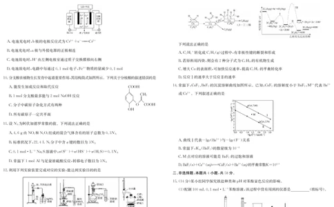 5489B化学_2025年7月_250705安徽省县中联盟2024-2025学年第二学期高二期末检测（全科）