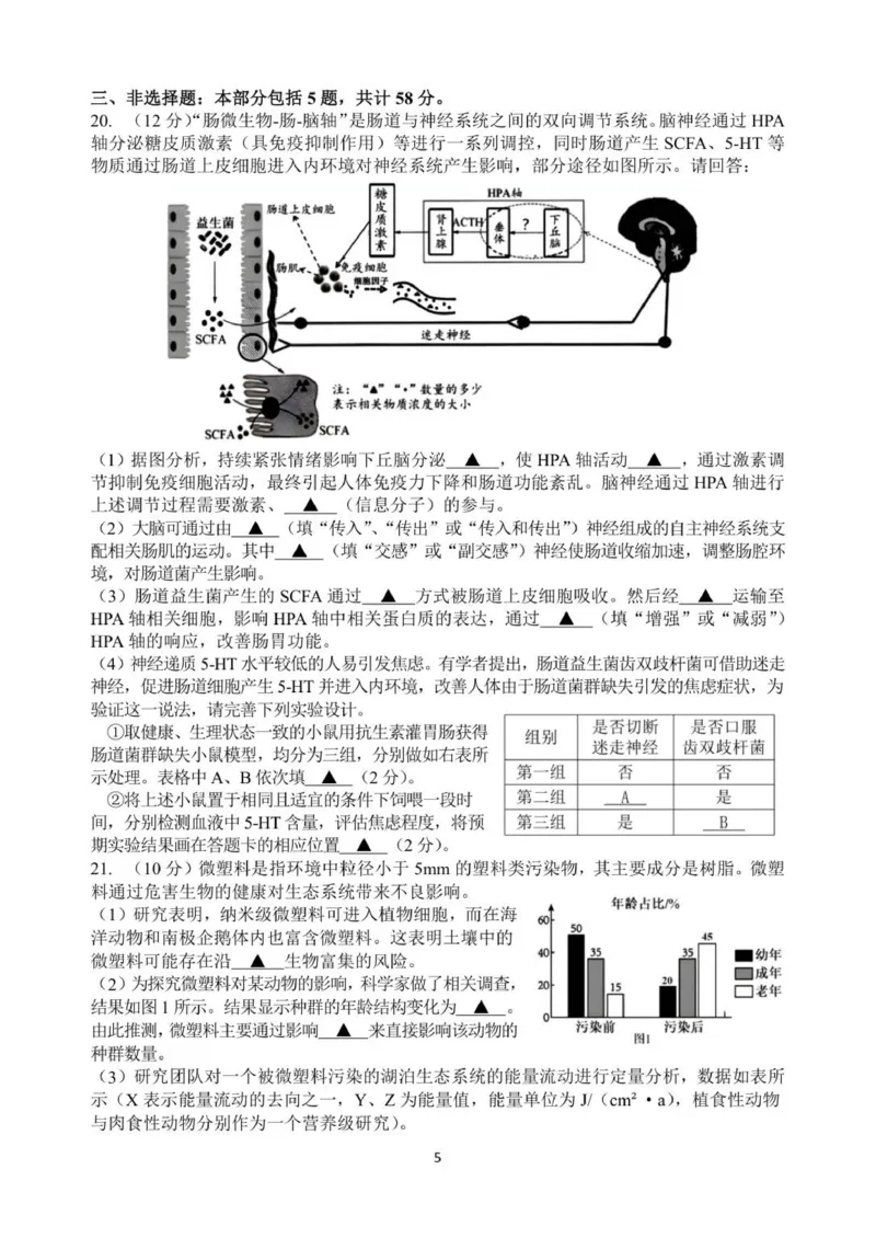 南师、海安、天一、海门G4联考_2025年12月_251229江苏省南京师大附中、海安中学、天一中学、海门中学G4联考2025-2026学年高三上学期12月