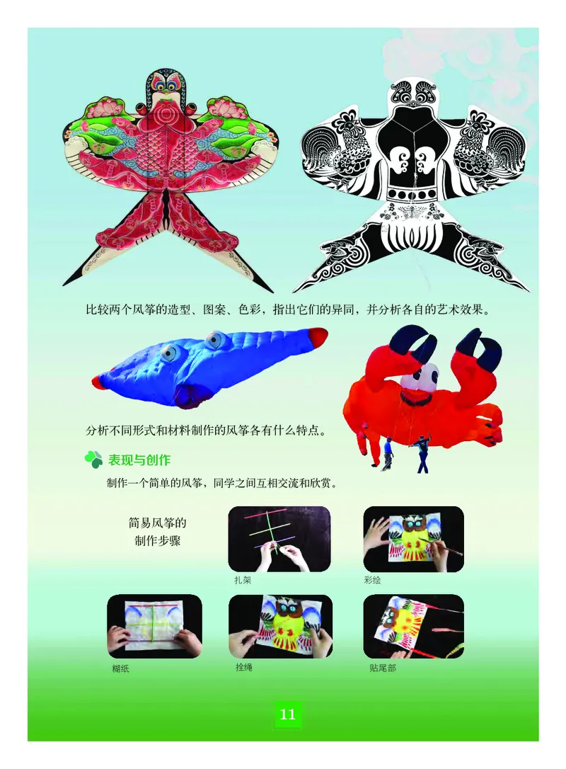 教科版7年级艺术下册高清教材_4-教培资料-26年最新资料-同步更新_初中高中教资_03科三专项（进去保存报考的学科即可）_02科三专项（笔记真题思维导图教学设计版本二）