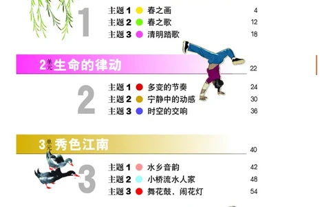 教科版7年级艺术下册高清教材_4-教培资料-26年最新资料-同步更新_初中高中教资_03科三专项（进去保存报考的学科即可）_02科三专项（笔记真题思维导图教学设计版本二）