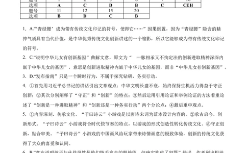 2024届重庆市缙云教育联盟高三第一次诊断性检测语文答案_2024年1月_01每日更新_18号_2024届重庆缙云教育联盟高三高考第一次诊断性检测（一模）