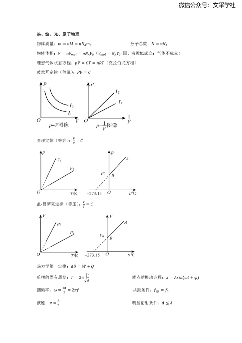 物理初高中重要公式汇总_4-教培资料-26年最新资料-同步更新_初中高中教资_03科三专项（进去保存报考的学科即可）_01科目三FB网课、三色速记手册、知识点导图等推荐