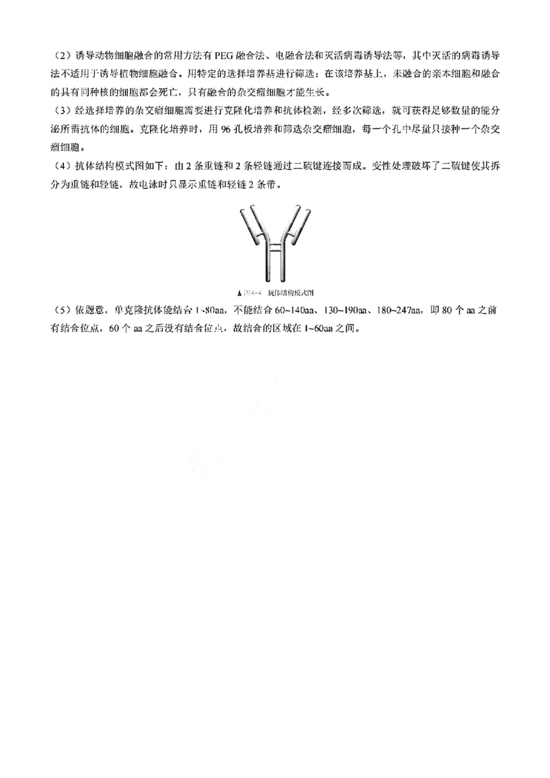 湖北省七市州2024-2025学年高二下学期期末考试生物试卷（含答案）_2025年7月_250703湖北省七市州2024-2025学年度高二下学期期末联考（全科）