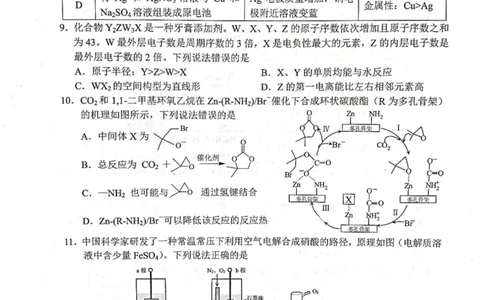 云南省昆明2024-2025学年高二下学期期末质量监测化学试卷（含答案）_2025年7月_250705云南省昆明2024-2025学年高二下学期期末质量监测（全科）