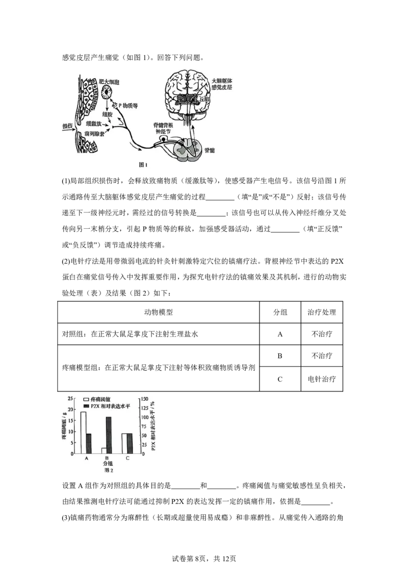 黑、吉、辽、内蒙辽宁、黑龙江、吉林、内蒙古_1.高考2025全国各省真题+答案_9.高考生物真题答案更新中