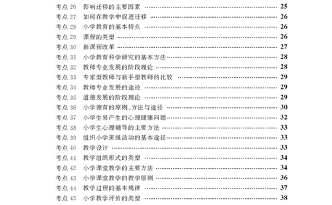 小学（科一+科二）_4-教培资料-26年最新资料-同步更新_小学教资_小学冲刺急救包_3.核心考点精编