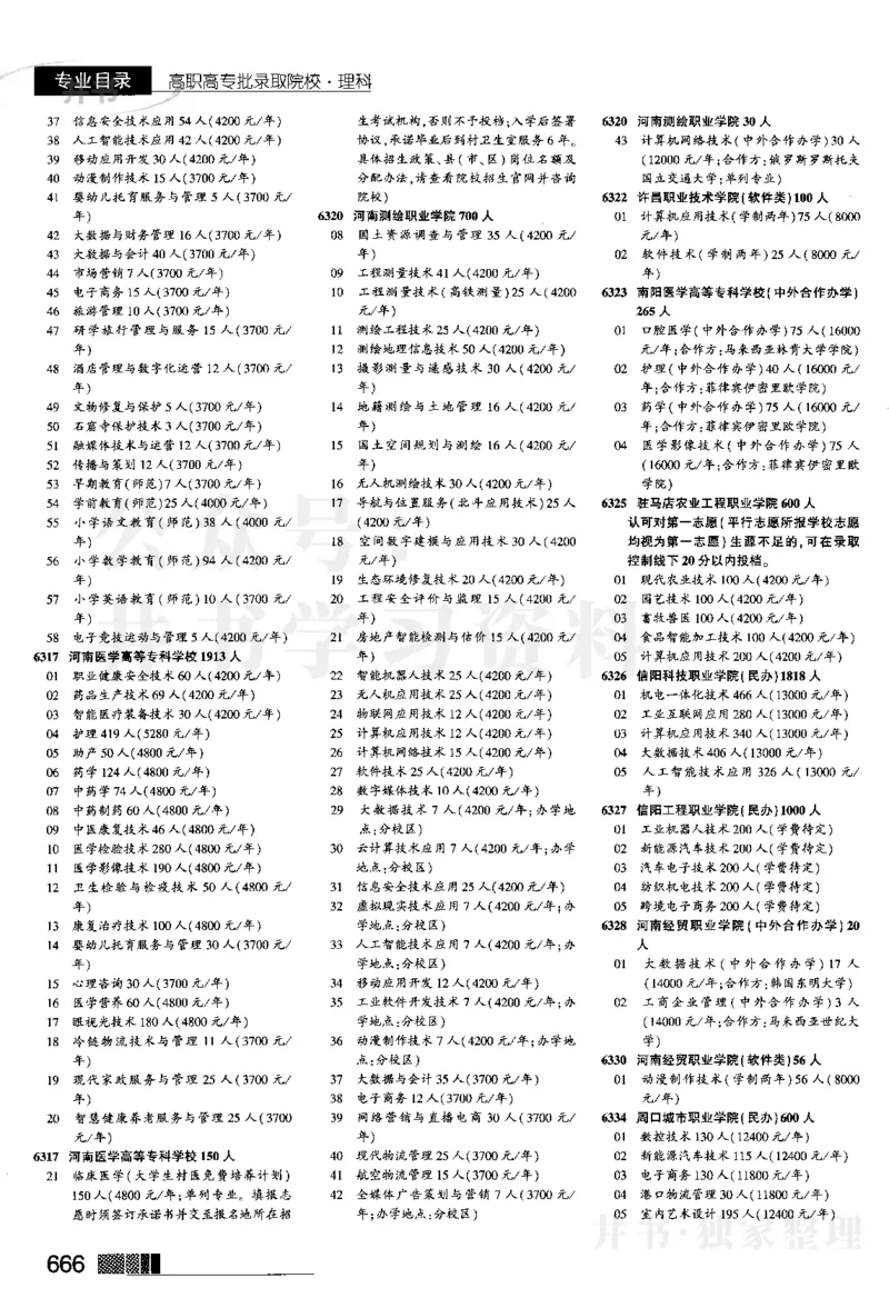 04大专批次--2024河南理科_1.高考2025全国各省真题+答案_必看高考志愿填报价值2999_高考志愿填报_13-河南_河南全套_2024河南理科分批次版本