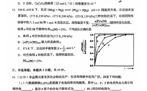 化学试题_2025年12月_251212山东省实验中学2025-2026学年高三上学期第三次诊断性考试_山东省实验中学2025-2026学年高三上学期第三次诊断性考试化学