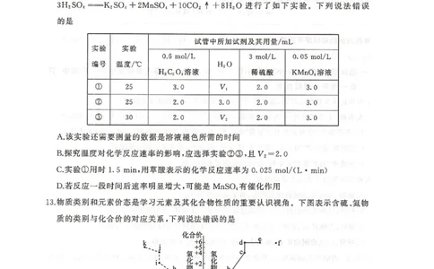 河北省邢台市卓越联盟2026届高三上学期12月联考化学试卷（图片版，含解析）_2025年12月_251206河北省邢台市卓越联盟2025-2026学年高三上学期12月联考（全科）