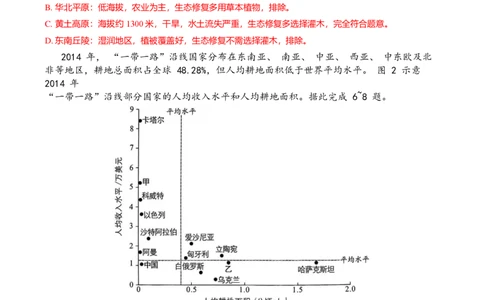 厦门市2024-2025学年高二下学期(7月)期末地理试题（解析版）_2025年7月_250711福建省厦门市2024-2025学年高二下学期期末质量检测（全科）