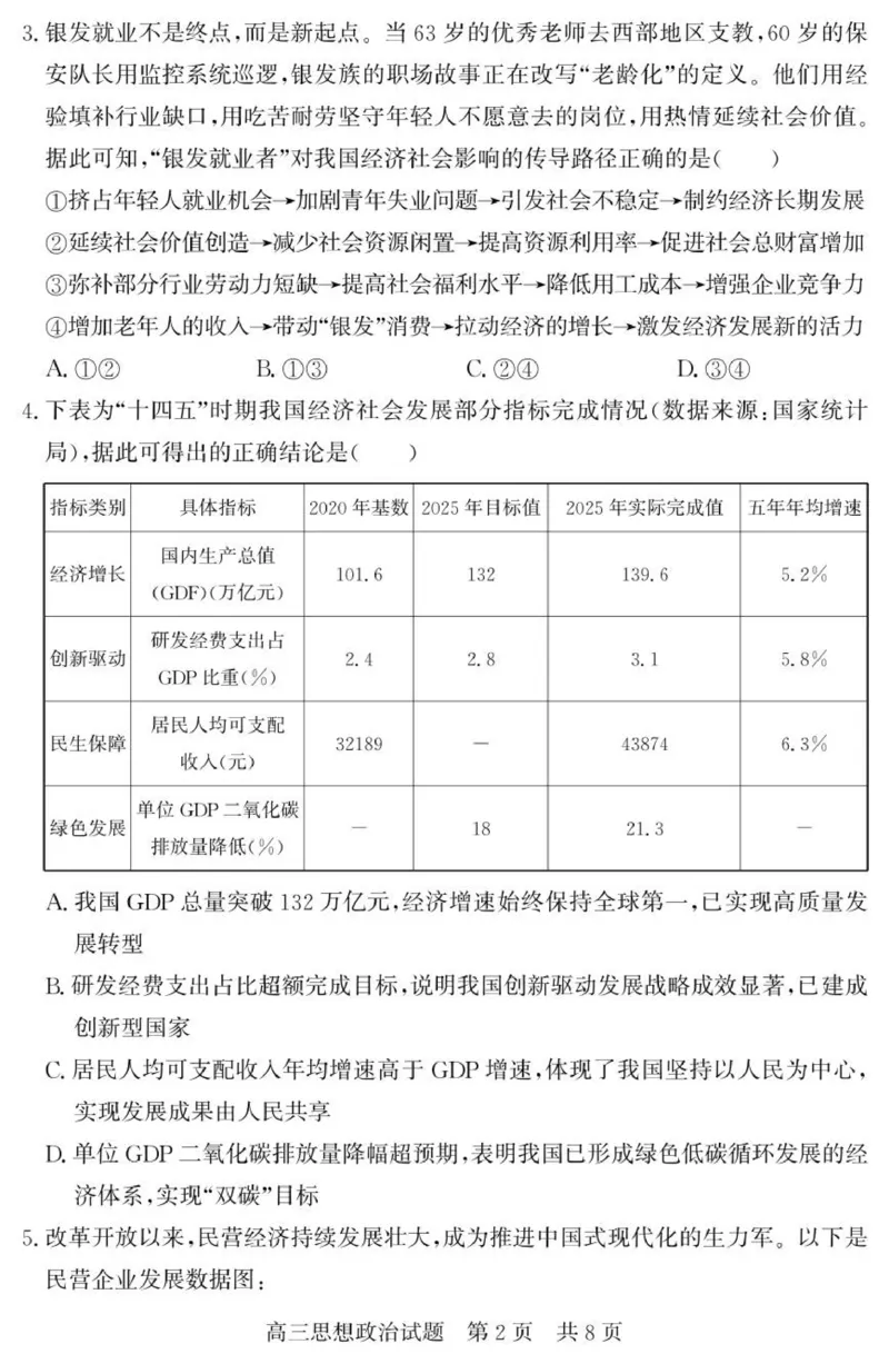 山东省济宁市兖州区2025-2026学年高三上学期11月期中考试政治试题_2025年12月_251208山东省济宁市兖州区2025-2026学年高三上学期期中（全科）