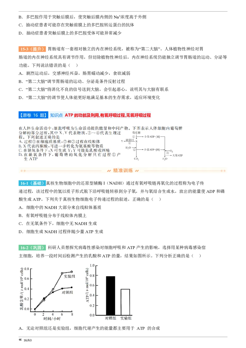 吉林省点石联考2026届高三上学期12月联考考后巩固卷生物_2025年12月_251221吉林省点石联考2026届高三上学期12月联考考后巩固卷（全科）