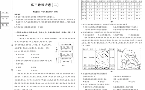 新时代高中教育联合体2025年11月高三学年期中联考巩固卷（二）地理_251112黑龙江省新时代高中教育联合体2025年11月高三学年期中联考巩固卷（二）（全科）