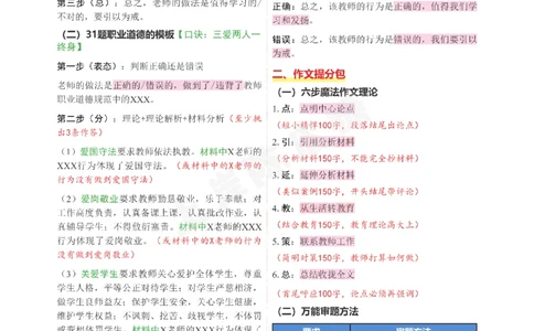 小学科一五页纸_4-教培资料-26年最新资料-同步更新_科一科二电子资料合集中小幼（笔记真题知识点汇总等）文件多，按需保存_各机构笔记合集（中小幼）推荐_03卢姨合集