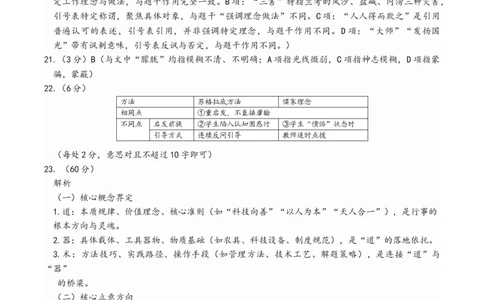 已修改龙东十校联盟高三学年度月考语文试题参考答案_2025年12月_251211黑龙江省龙东十校联盟2026届高三上学期12月月考（全科）