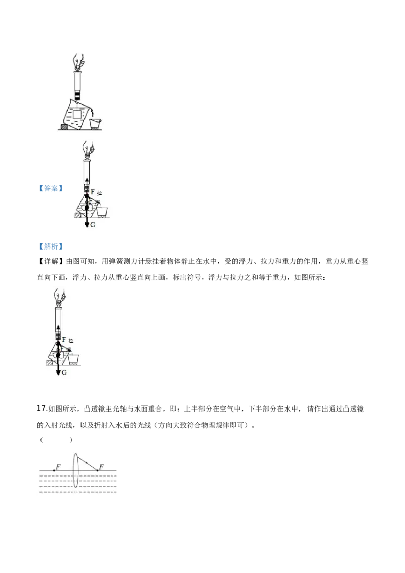 精品解析：2019年贵州省黔东南州、黔西南州、黔南州中考物理试题（解析版）_中考真题_4.物理中考真题2015-2024年_2019年中考物理真题175份